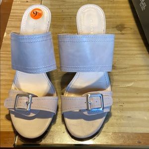 Franco Sarto Beige Wedge